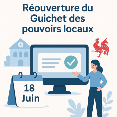 Ill. Réouverture du Guichet des pouvoirs locaux – dès aujourd’hui