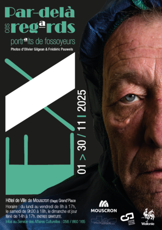 Ill. La Ville de Mouscron accueille l’exposition « Par-delà ces regards : portraits de fossoyeurs »